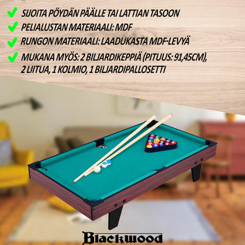 Biljardbord. Junior 3'