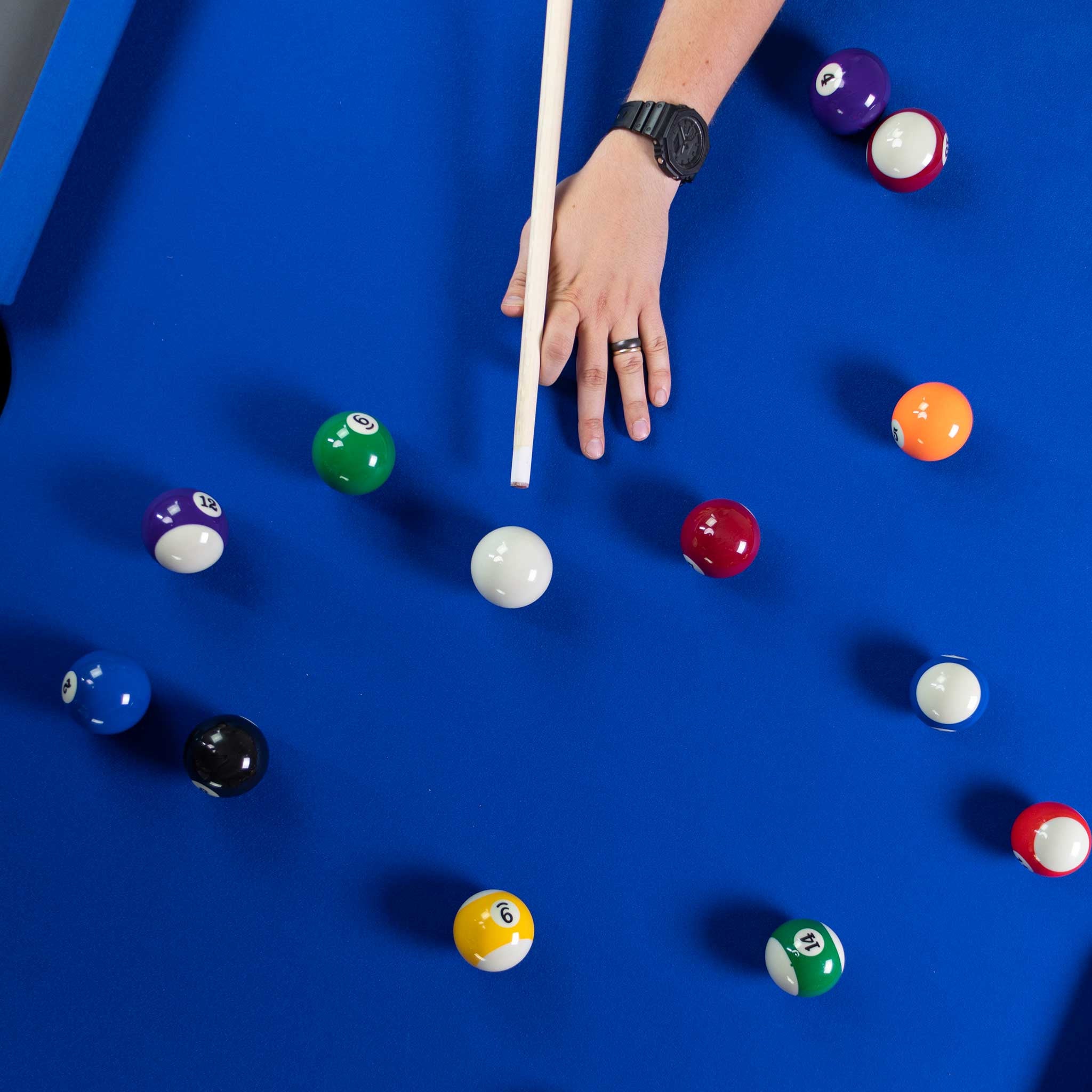 BLACKWOOD BILJARDIPÖYTÄ. 7' Official BLACK