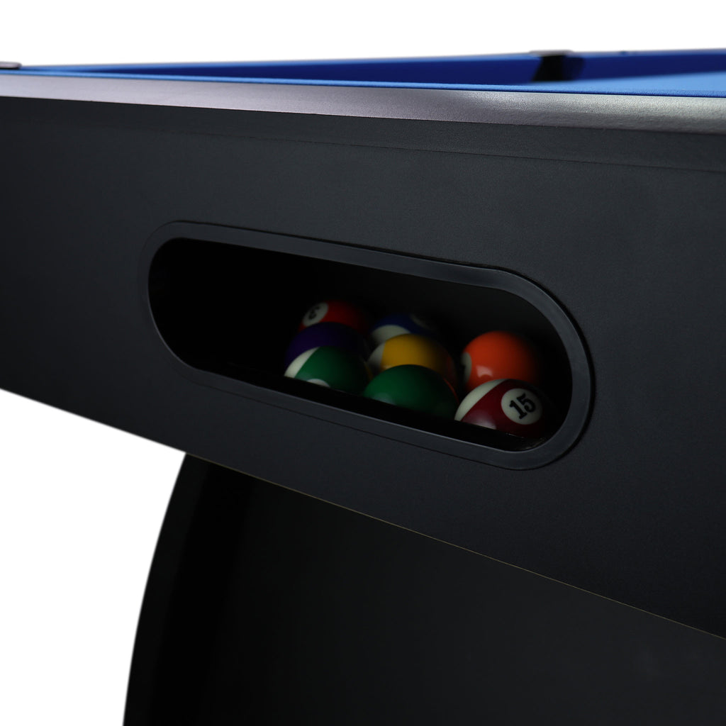 BLACKWOOD BILJARDIPÖYTÄ. 7' Official BLACK