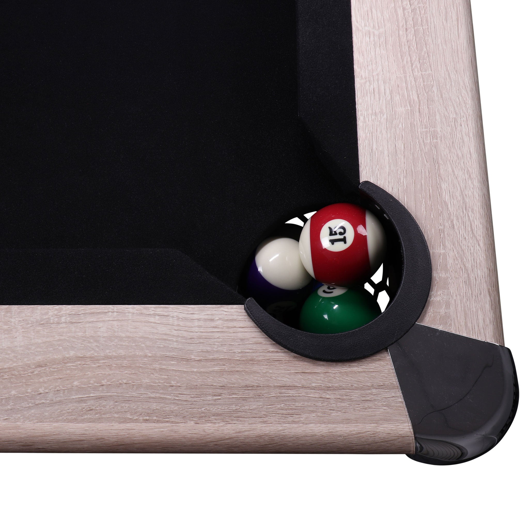 BLACKWOOD BILJARDIPÖYTÄ. BASIC 6' MUSTA