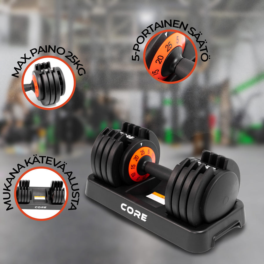 2X Justerbar handvikt, 50 kg