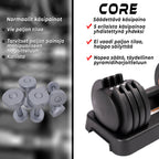 CORE 2X SÄÄDETTÄVÄ KÄSIPAINO 25 KG