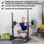 CORE KYYKKYTELINE HALF RACK 107X60X105 CM MUST