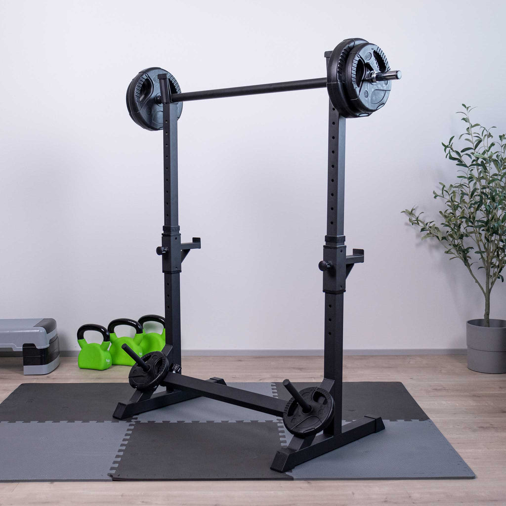 CORE KYYKKYTELINE HALF RACK 107X60X105 CM MUST