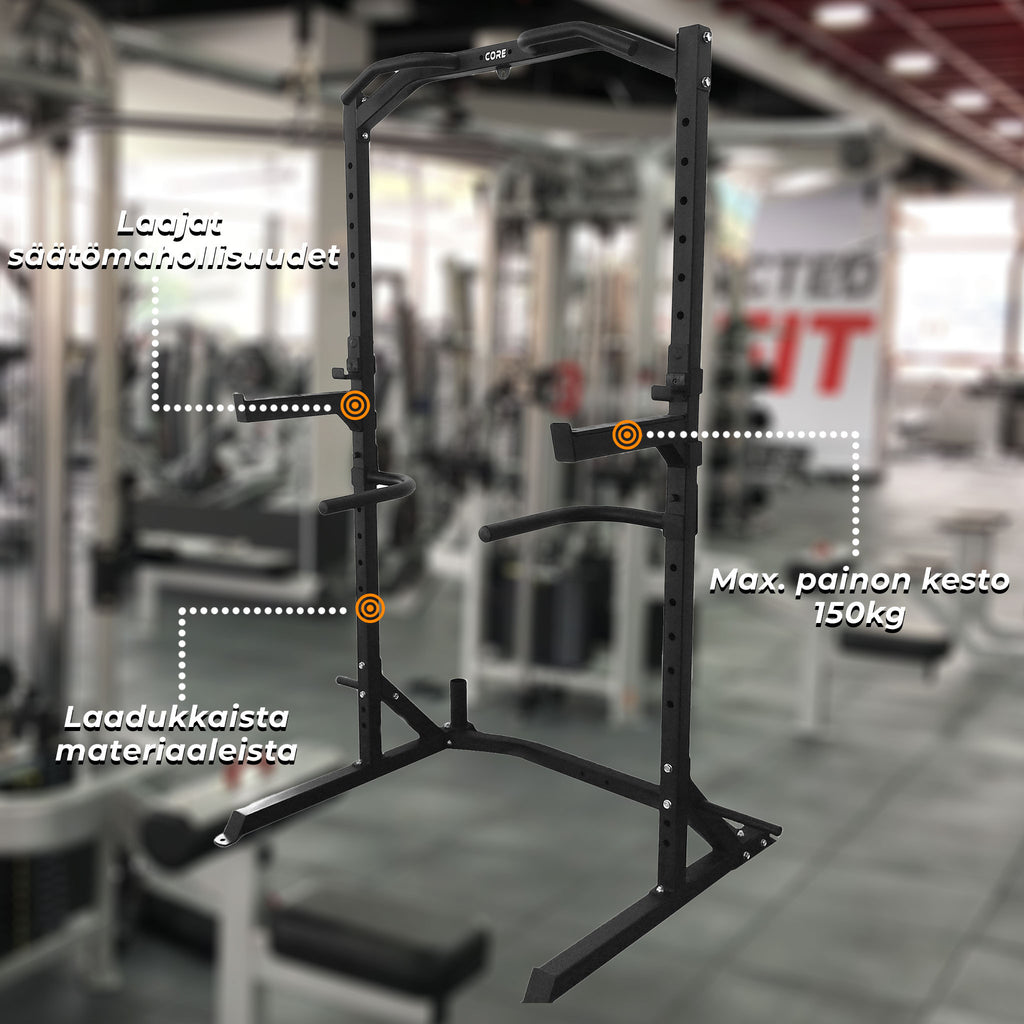 CORE HALF RACK KYYKKYTELINE 150X105X205 CM