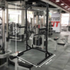 CORE HALF RACK KYYKKYTELINE 150X105X205 CM