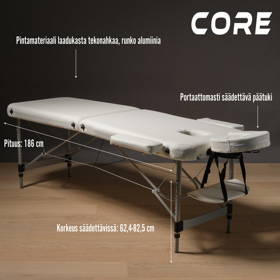 Massagebord A200, vitt