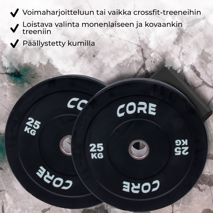 Skivvikter Bumper 15 kg, par