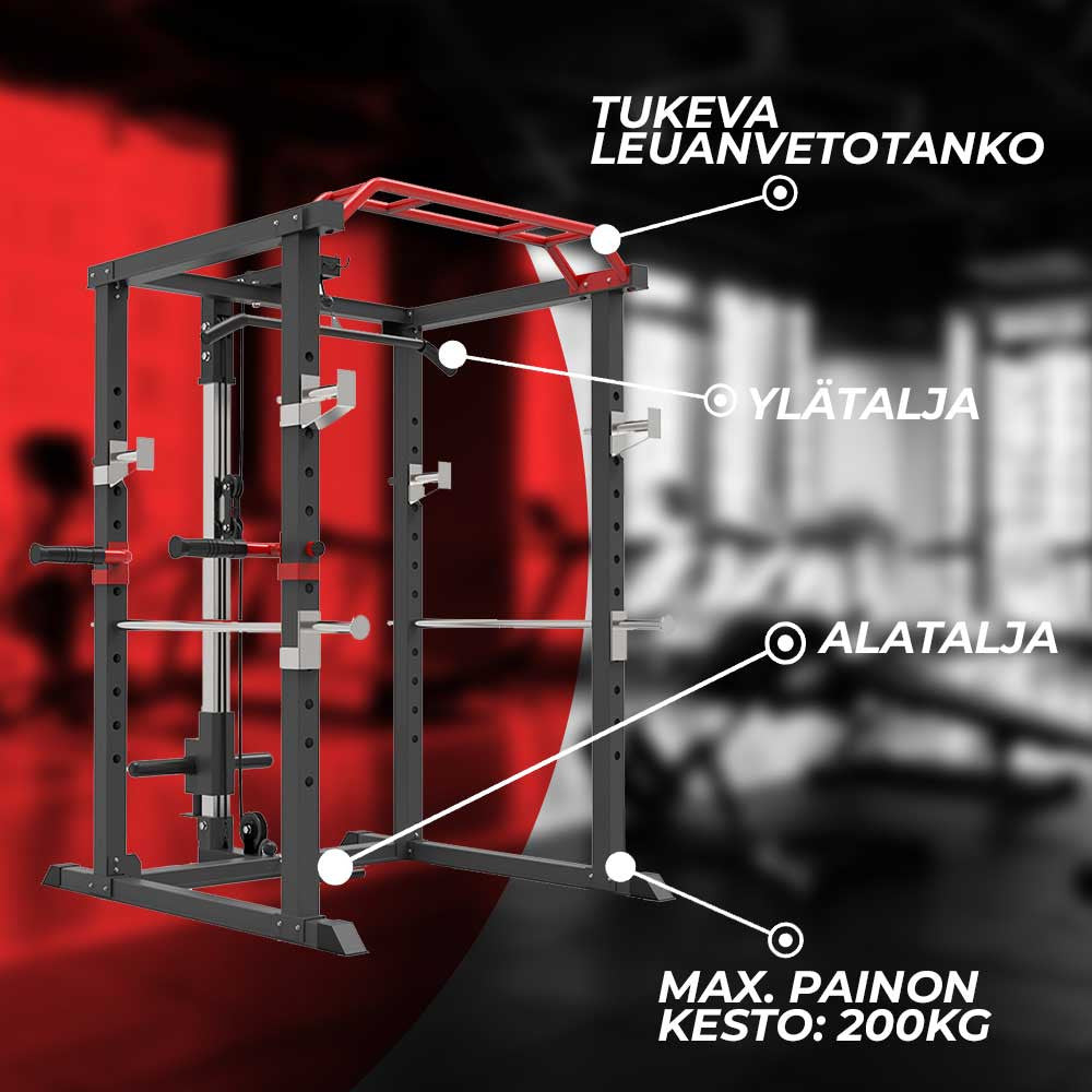 CORE POWER RACK KYYKKYHÄKKI 110X140X220 CM