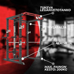 CORE POWER RACK KYYKKYHÄKKI 110X140X220 CM