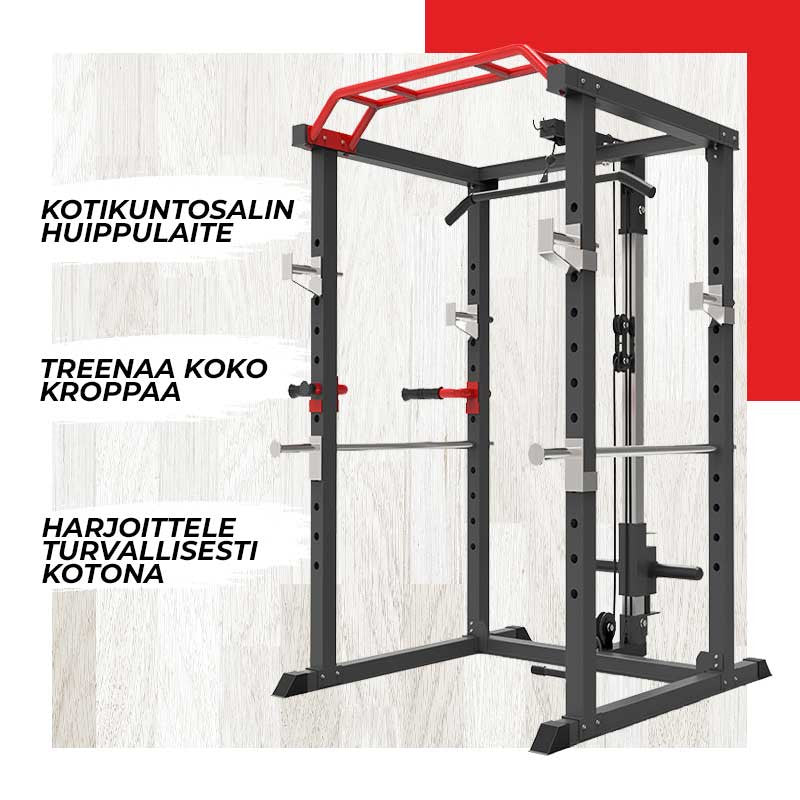 Power Rack Kyykkyhäkki 110X140X220 Cm