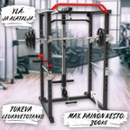 CORE POWER RACK KYYKKYHÄKKI 110X140X220 CM