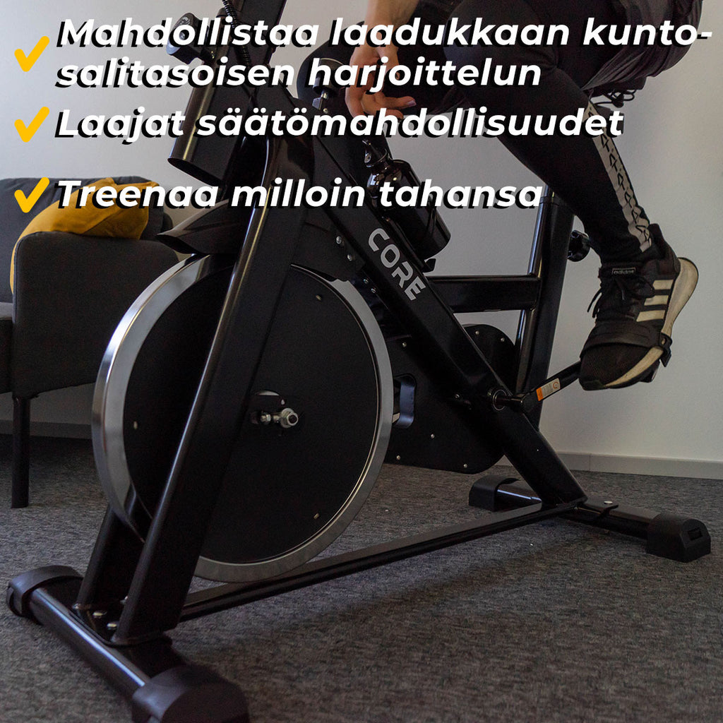 CORE SPINNINGPYÖRÄ 1300 MUSTA