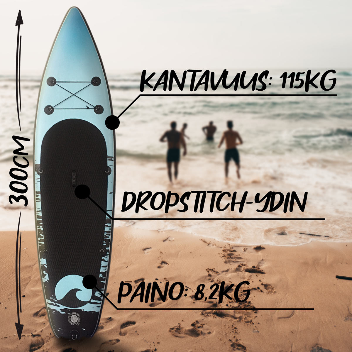 DS SUP-LAUTASETTI FLOW 300CM
