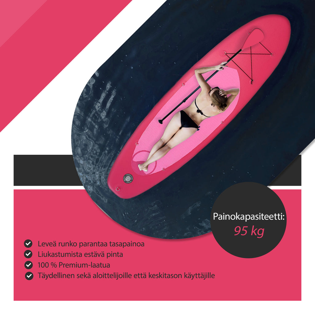DS SUP-LAUTASETTI STANDARD 275CM PINKKI