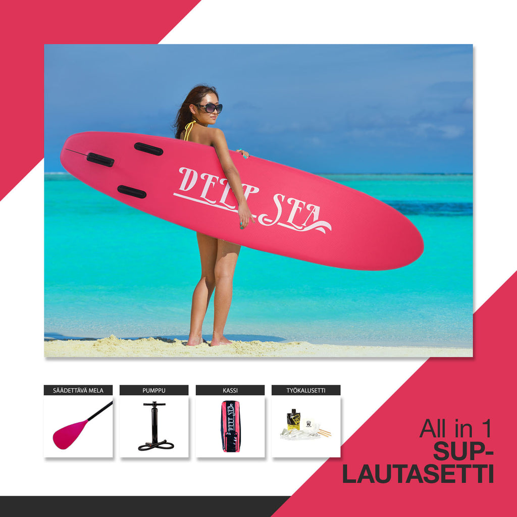 DS SUP-LAUTASETTI STANDARD 275CM PINKKI