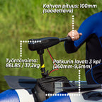 DS SÄHKÖPERÄMOOTTORI 86LBS (L)