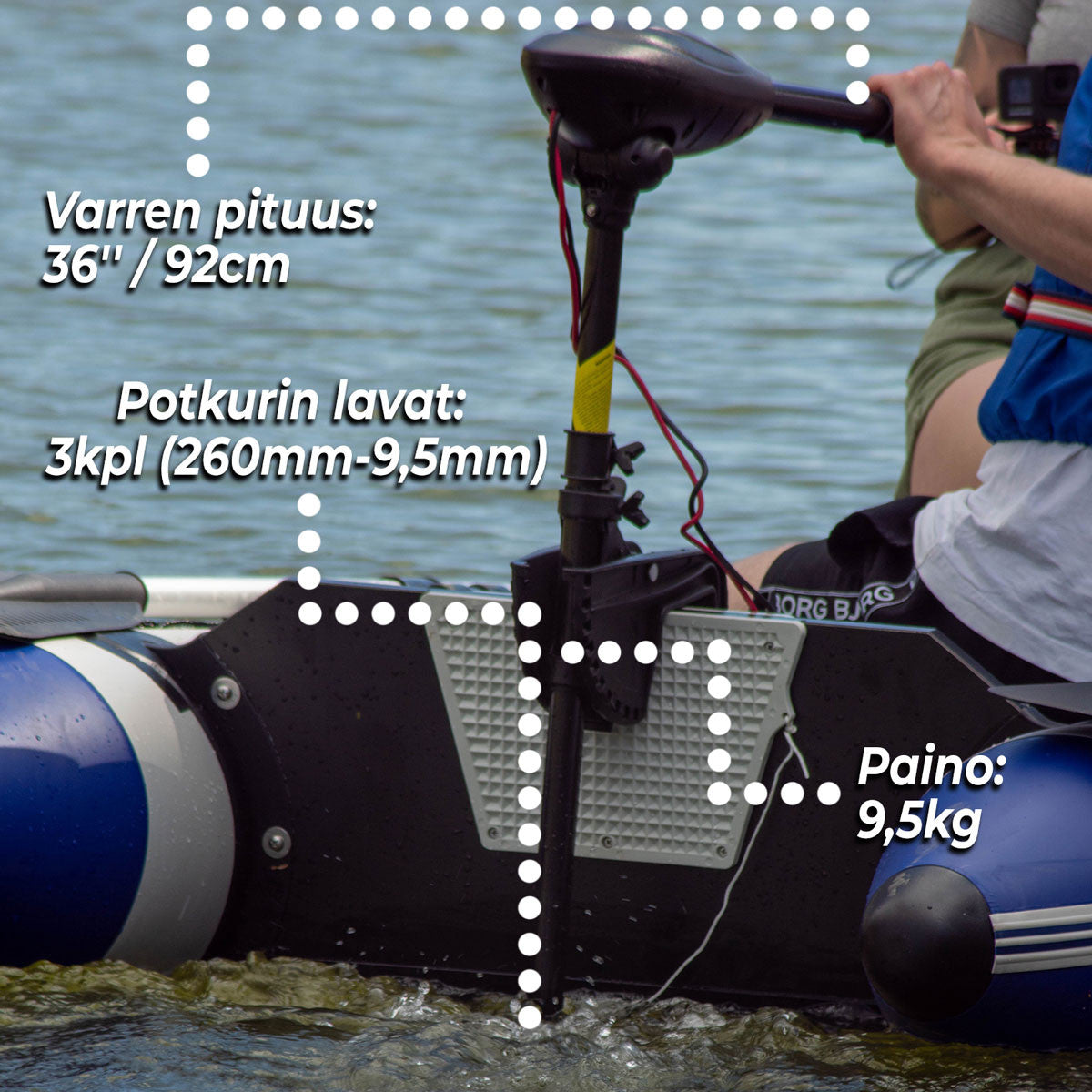 DS SÄHKÖPERÄMOOTTORI CRUISE 55LBS (I)