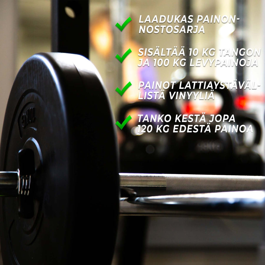 Diskstångsset 110 kg