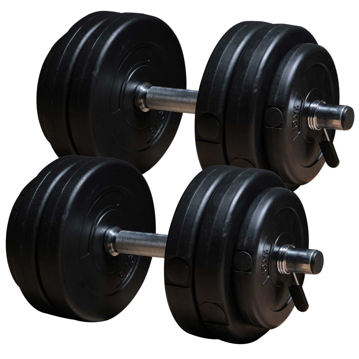 2X 15 kg hantelset