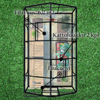 LYKKE PC KASVIHUONE MUSTA 6.2 M2