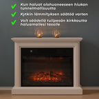 LYKKE SÄHKÖTAKKA M. 2000W. VALKOINEN