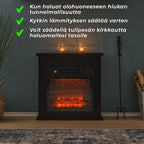 LYKKE SÄHKÖTAKKA S. 2000W. MUSTA