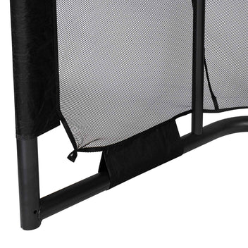 Jalkapallomaali 183X122X60 Premium Black