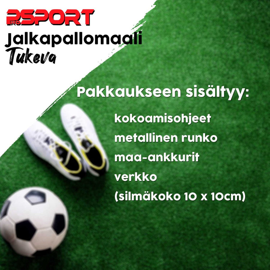 Jalkapallomaali Tukeva 366X180X50 Cm