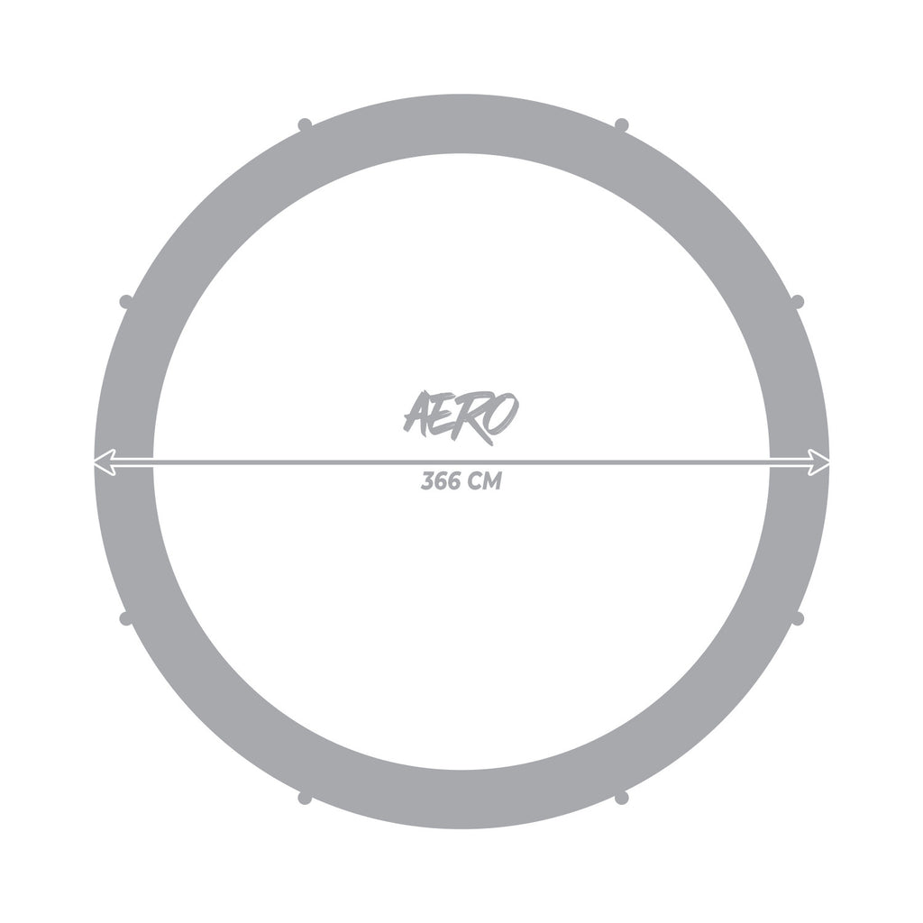 REACT AERO TRAMPOLIINI 366CM/12FT U2021