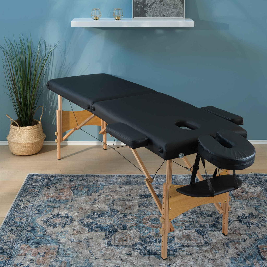 REACT HIERONTAPÖYTÄ P200 MUSTA