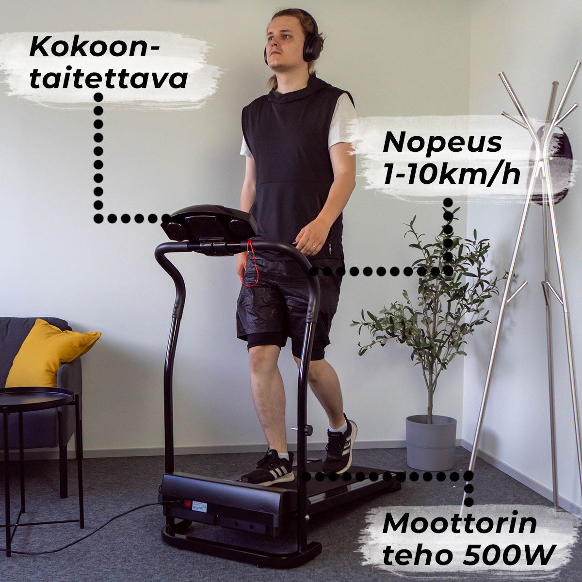 REACT JUOKSUMATTO MOOTTORILLA MUSTA