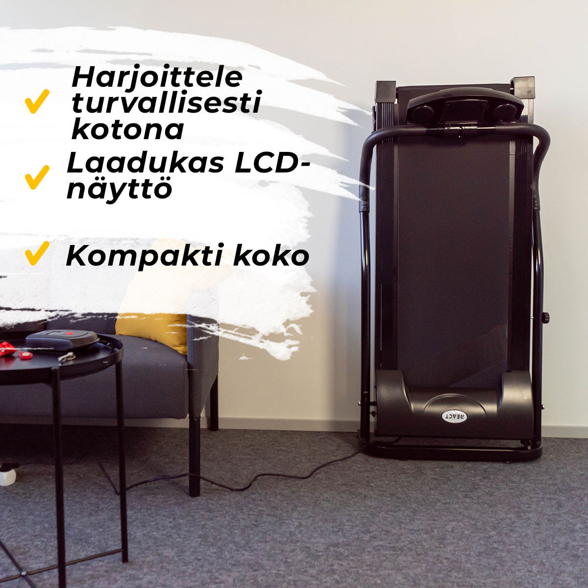 REACT JUOKSUMATTO MOOTTORILLA MUSTA