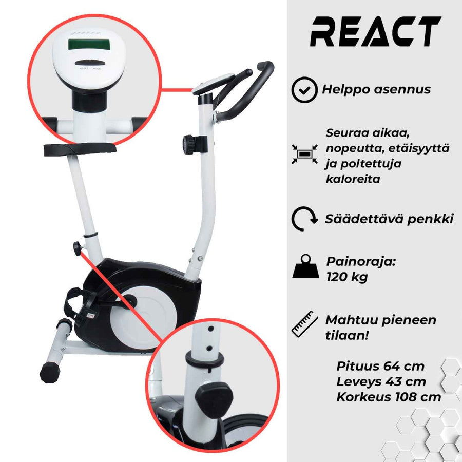 Kuntopyörä Magneettivastuksella Td001X-3
