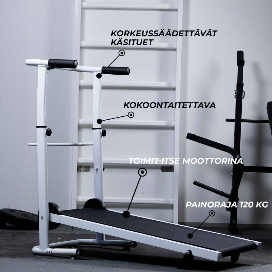 Kävely/Juoksumatto Valkoinen