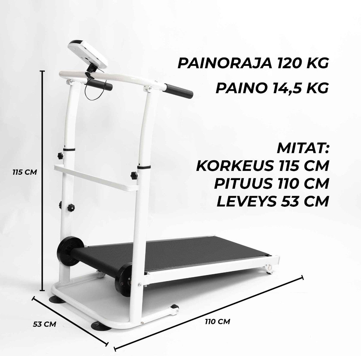 REACT KÄVELY/JUOKSUMATTO VALKOINEN