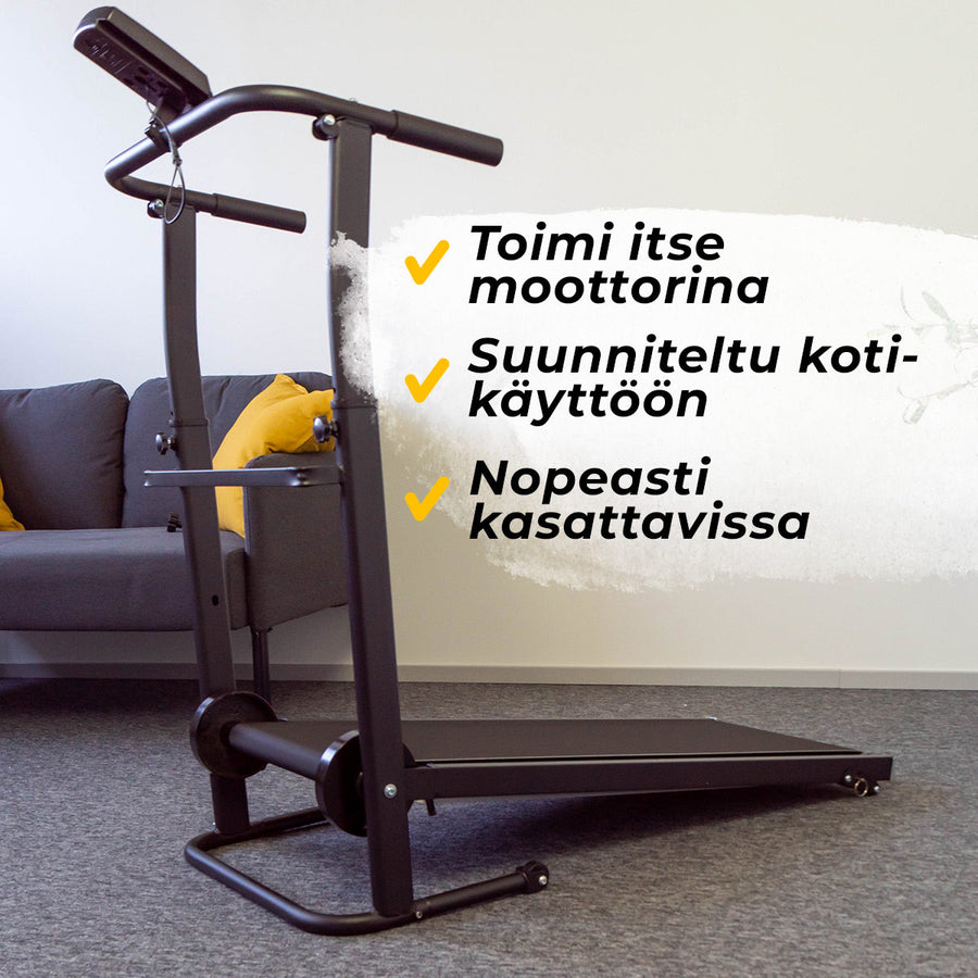 Kävely/Juoksumatto Musta