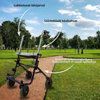 Rollaattori Arvo. sisä- ja ulkokäyttöön