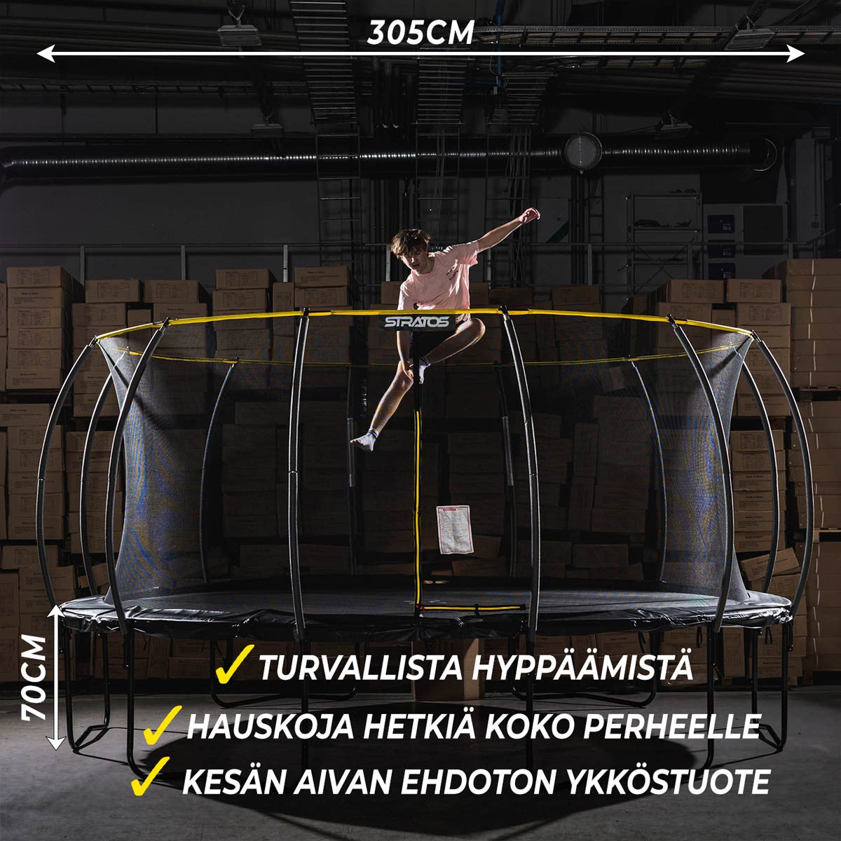 STRATOS TRAMPOLIINI 305CM / 10FT