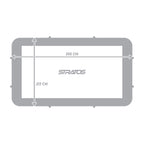 STRATOS SUORAKAIDE TRAMPOLIINI 7x10 FT / 213X305 CM