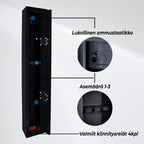 TR ASEKAAPPI 3-ASETTA AS300 MUSTA