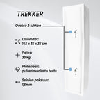 TR ASEKAAPPI 5-ASETTA AS500 VALKOINEN