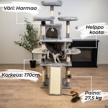 Kisskiipeilypuu Tower. 170 cm