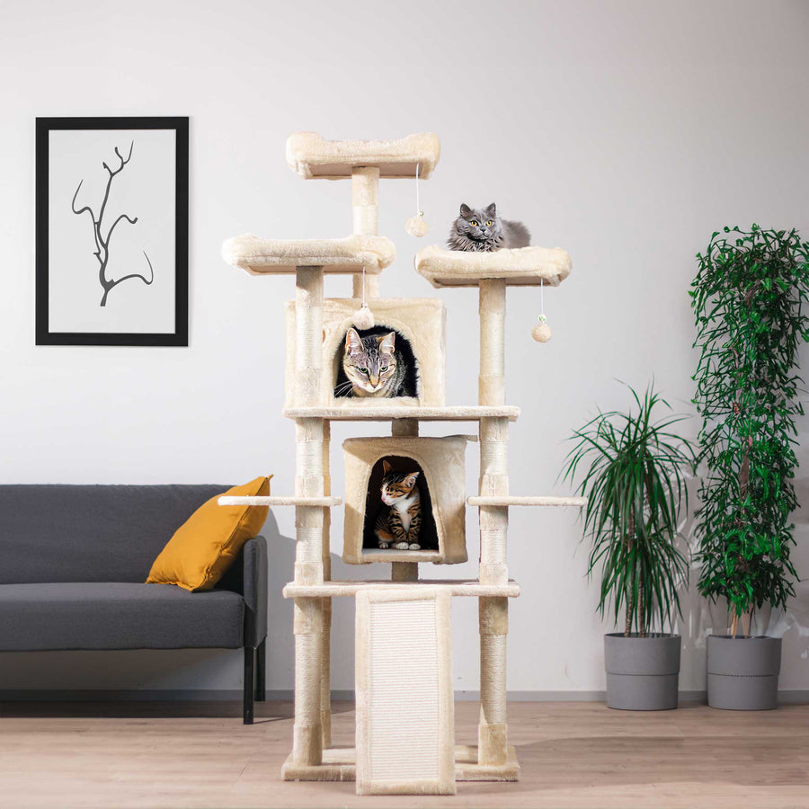 Kisskiipeilypuu Tower. 170Cm. Beige