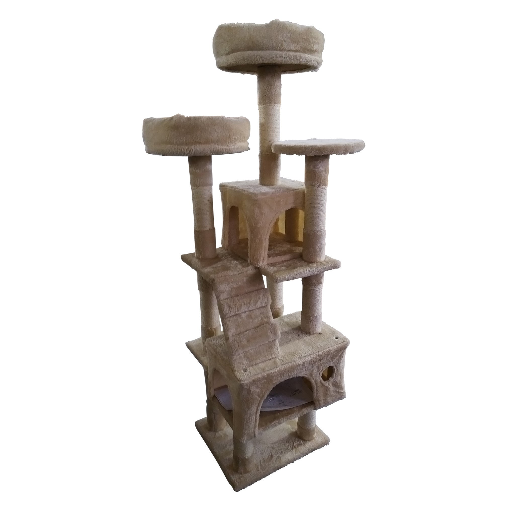TR KISSAN KIIPEILYPUU TOWER. 170CM. beige