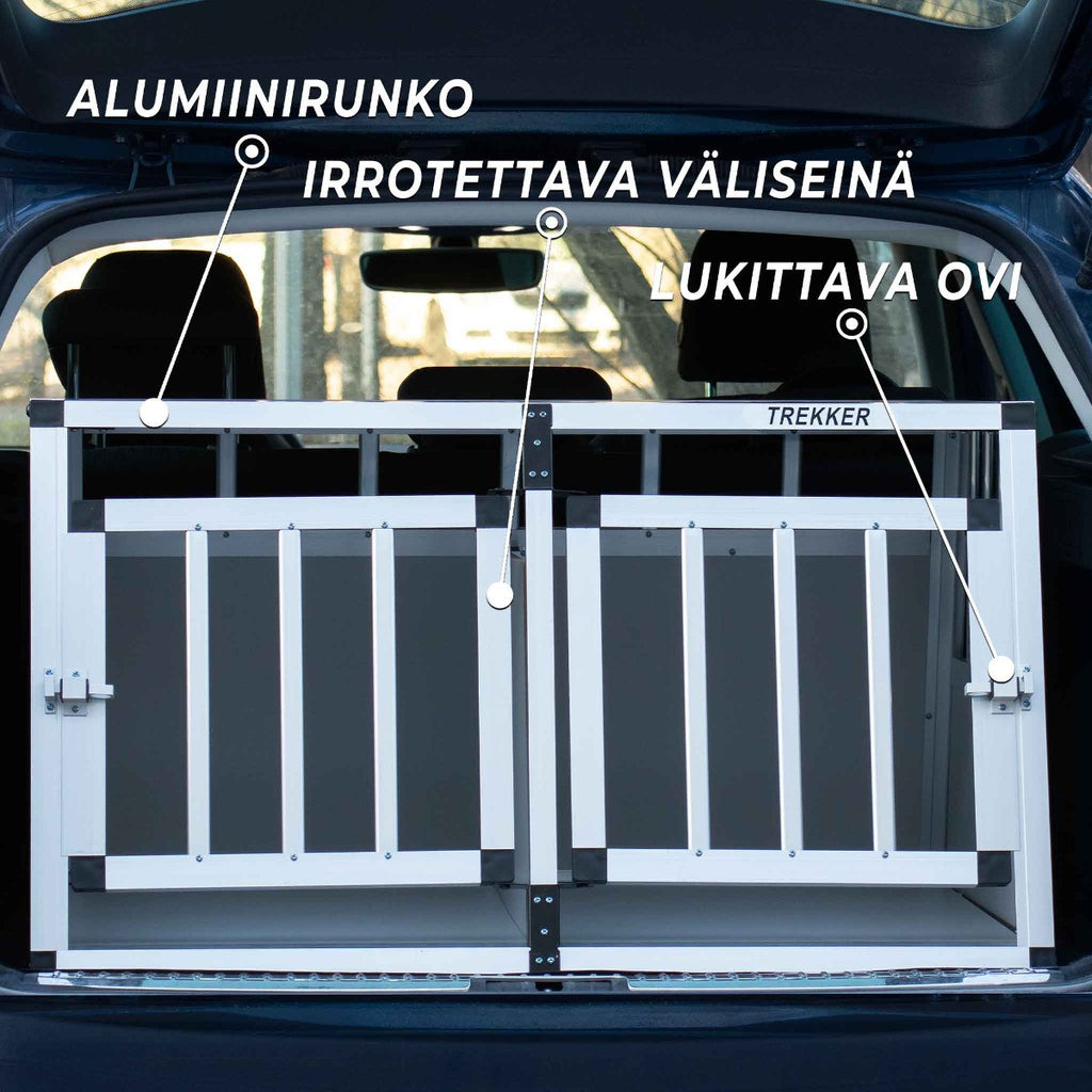 TR KOIRAN KULJETUSHÄKKI L 89X69X50CM