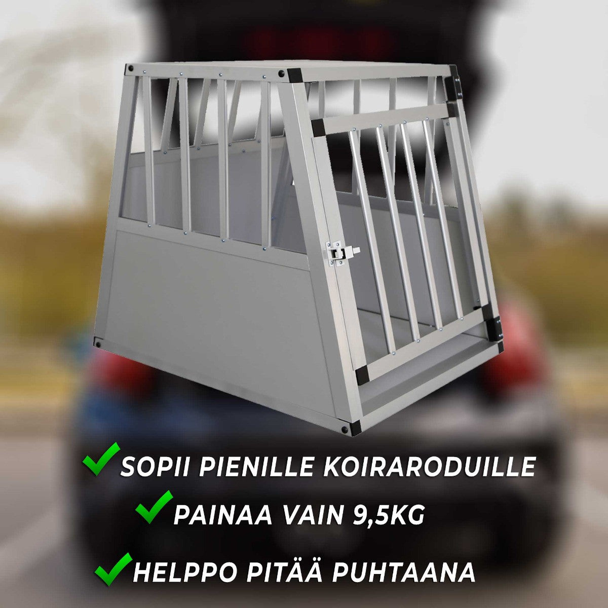 TR KOIRAN KULJETUSHÄKKI S 54X69X60CM