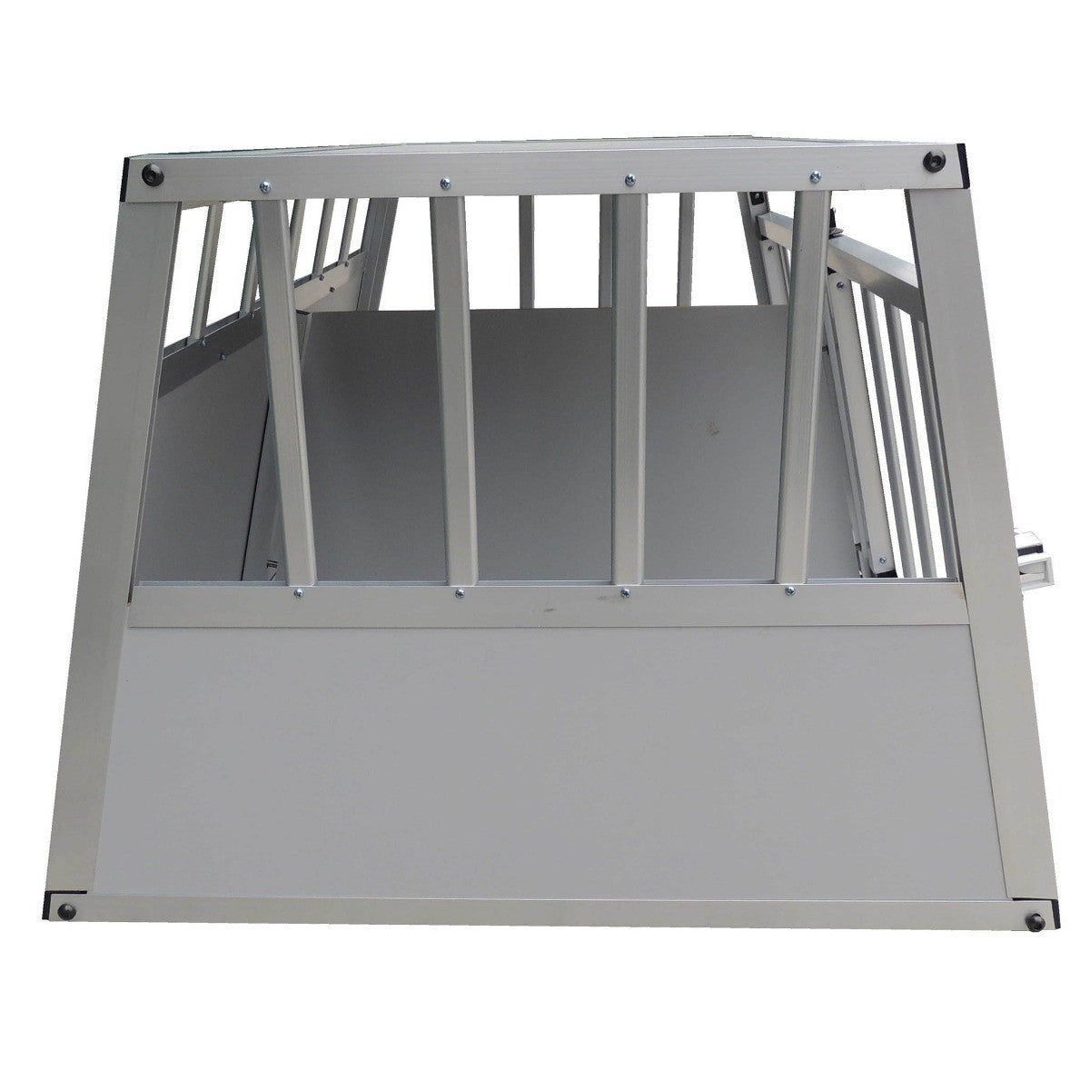 Hundbur 97 x 90 x 69,5 cm – aluminiumram, MDF-paneler, XL