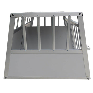 Hundbur 97 x 90 x 69,5 cm – aluminiumram, MDF-paneler, XL
