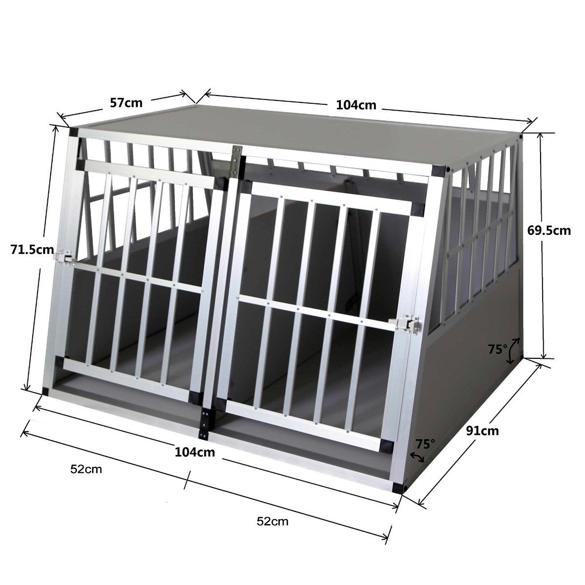 TR HUNDTRANSPORTBUR XXL 104X91X69,5CM